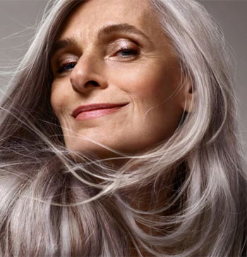 women with grey hair